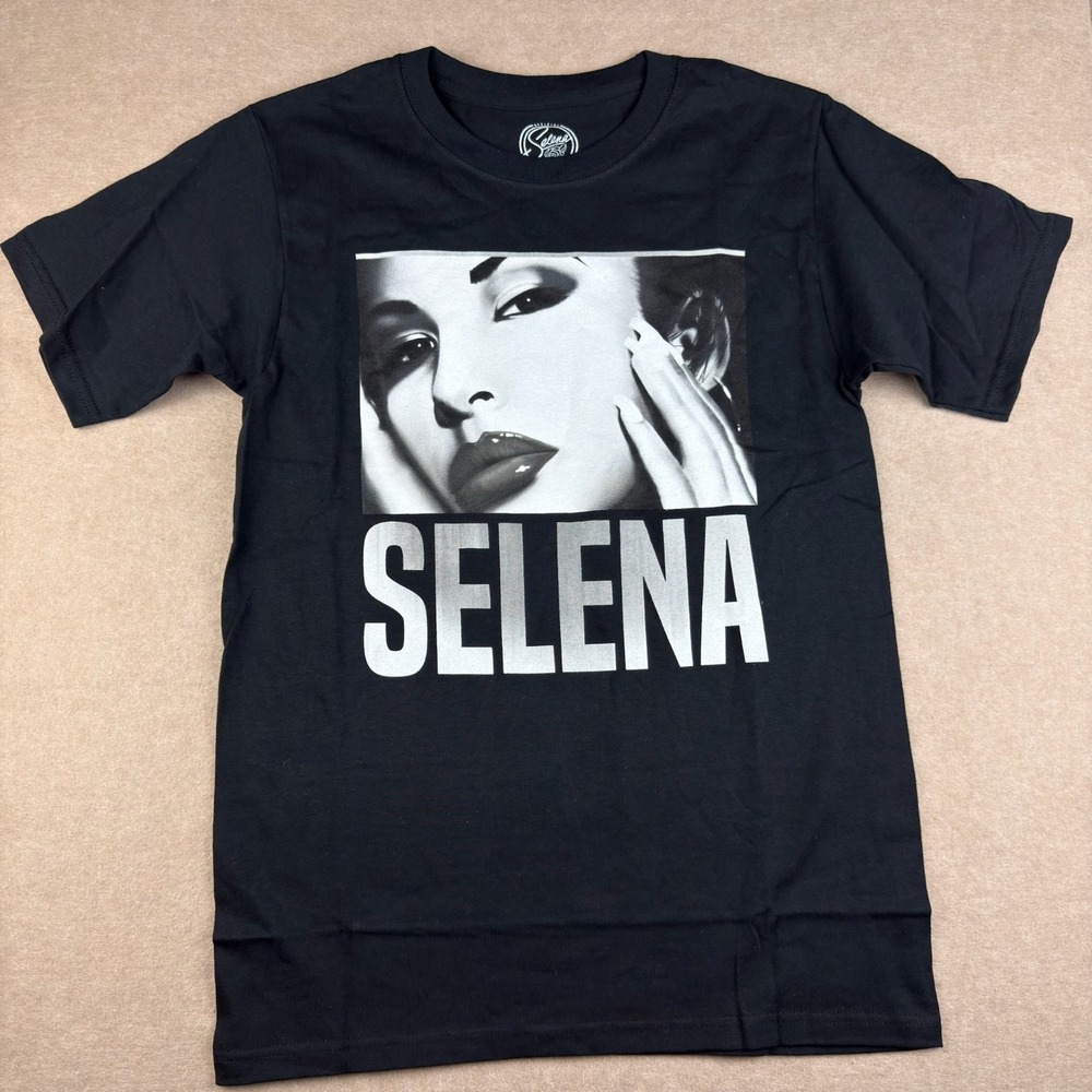 Selena‎ Quintanilla Graphic T Shirt Mens Small Black Portrait Streetwear Tee